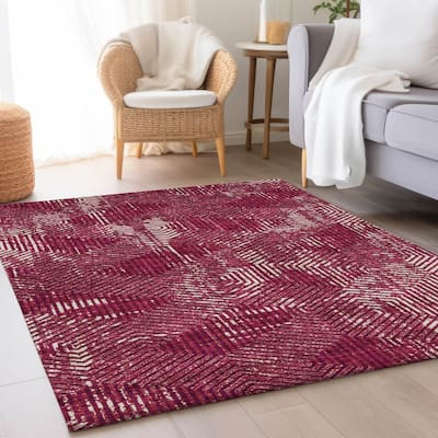 Premium Washable Super Soft Modern Maze Mayfield Rug