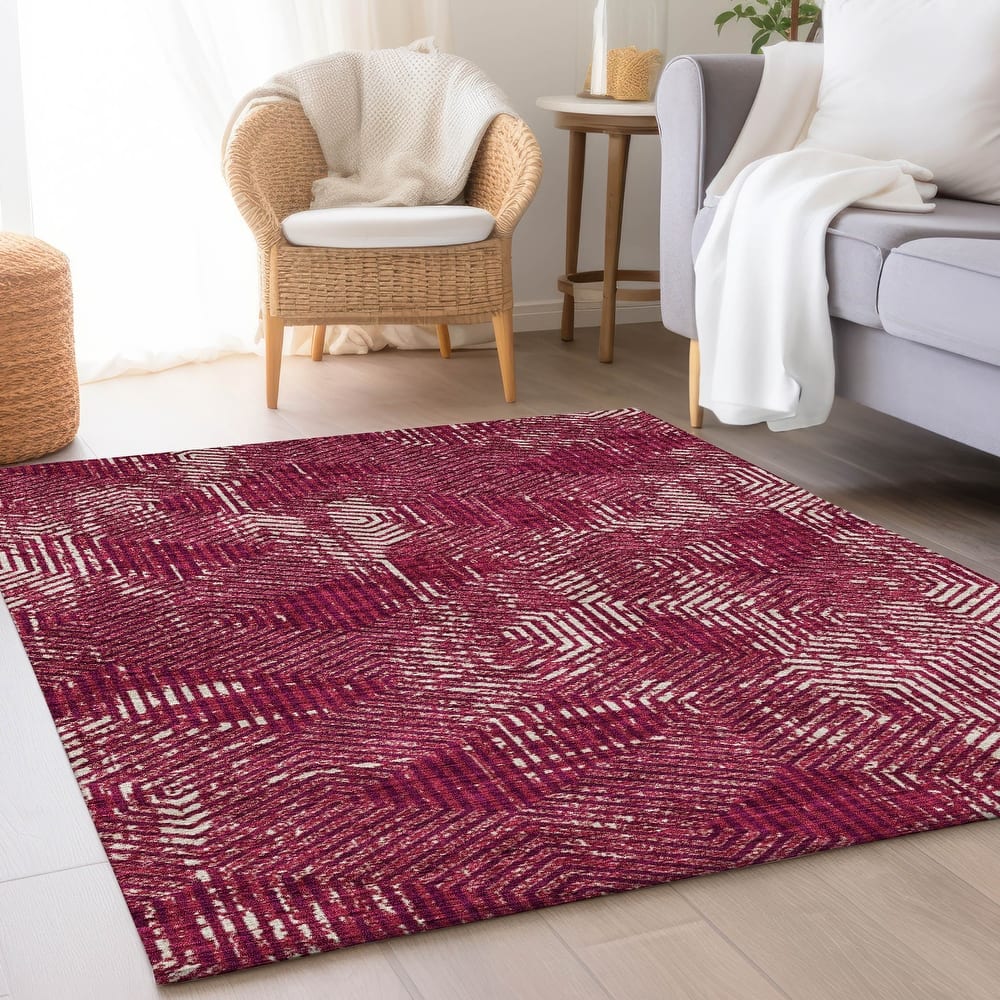 Premium Washable Super Soft Modern Maze Mayfield Rug