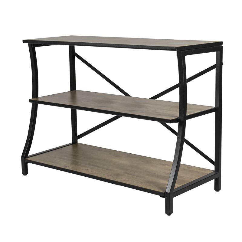 Aquatic Fundamentals 40/55 Gallon 3-Tier Aquarium Stand with Swerved Front Leg