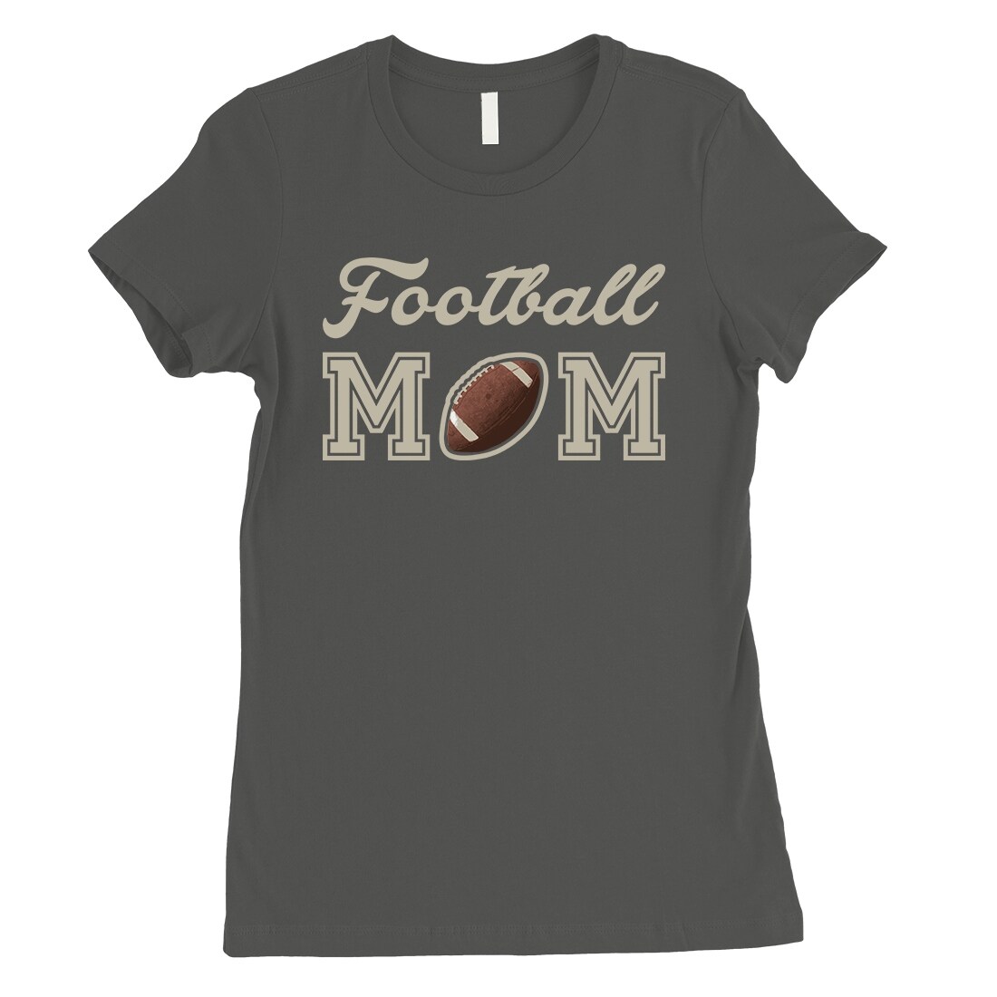 Shop Football Mom Womens Dark Gray Mom Gift For Football Lovers