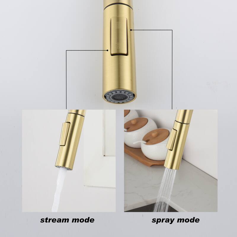 Touch Kitchen Faucet w/Pull Down Sprayer Single Handle Sink Faucets