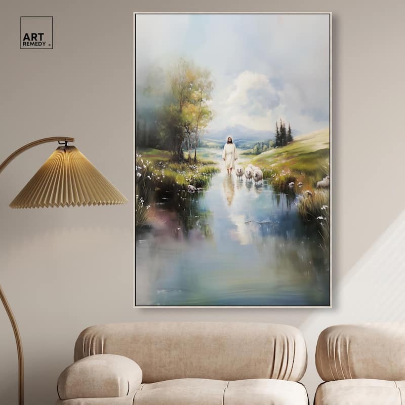 Caretaker's Calm Crossing II Canvas by Art Remedy