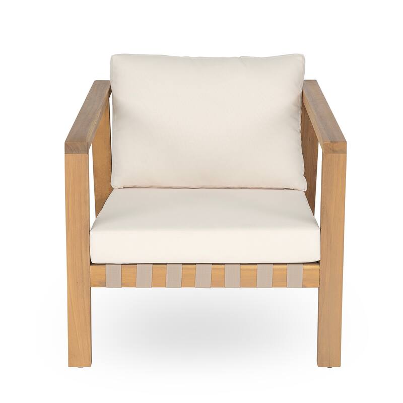 Christopher Knight Home- Alex Outdoor 4-Piece Conversation Set