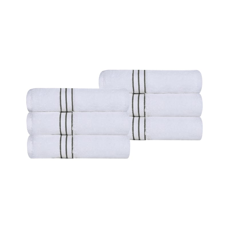 Turkish Cotton Heavyweight Hand Towel Set of 6 by Superior