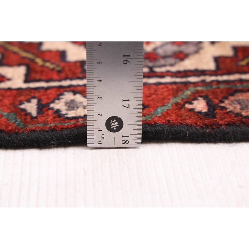 ECARPETGALLERY Hand-knotted Konya Anatolian Red Wool Rug - 3'5 x 9'7