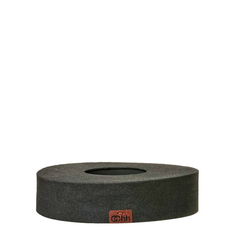 Sm. Rcycld Paper VaseCandleholder Black- A - A