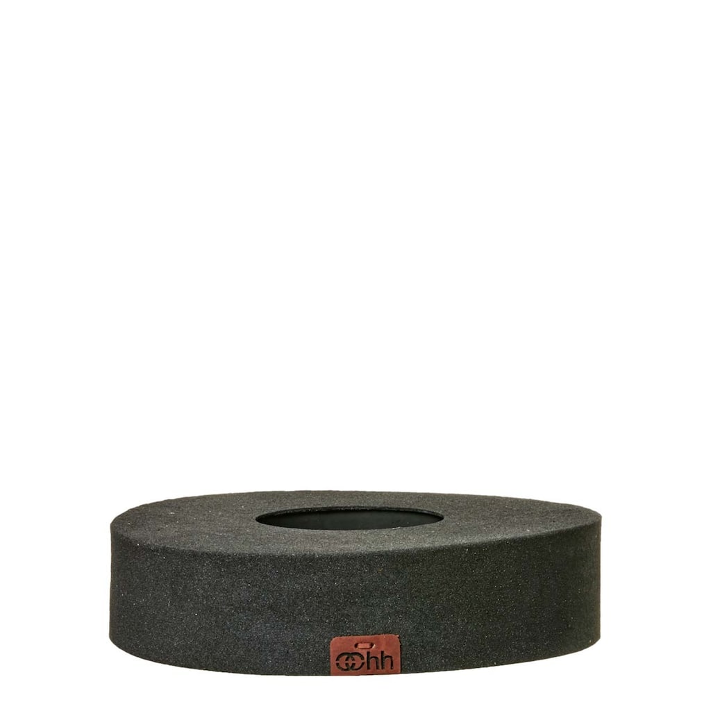 Sm. Rcycld Paper VaseCandleholder Black- A - A