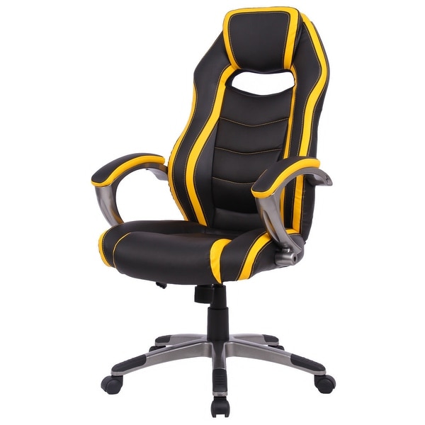 Shop Gymax Gaming Chair Racing Car Style High Back Office ...