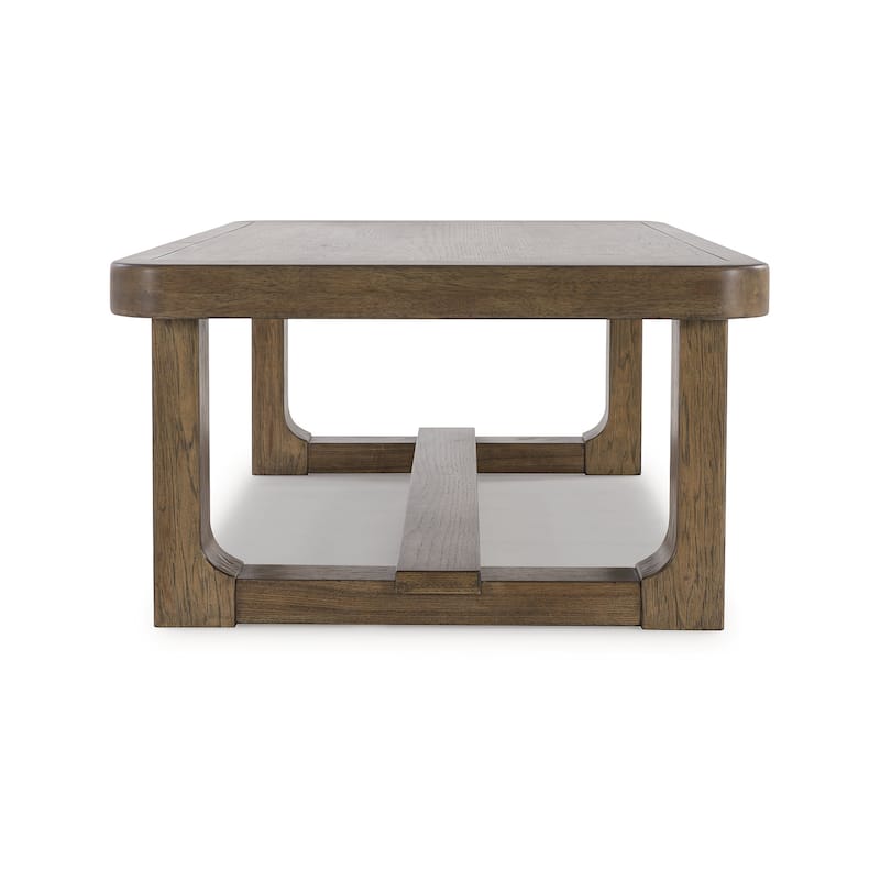 Signature Design by Ashley Cabalynn Light Brown Coffee Table - 56"W x 30"D x 17"H