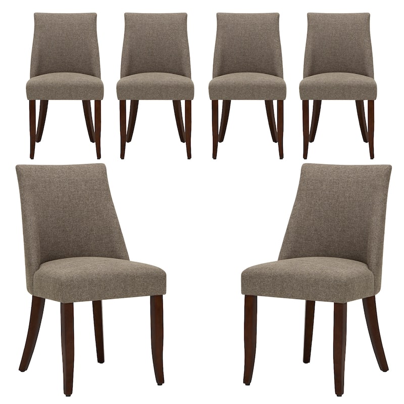 RENEWLINE Contemporary Dining Chair（Set of 2/4/6 - Upholstered Backrest & Wood Frame