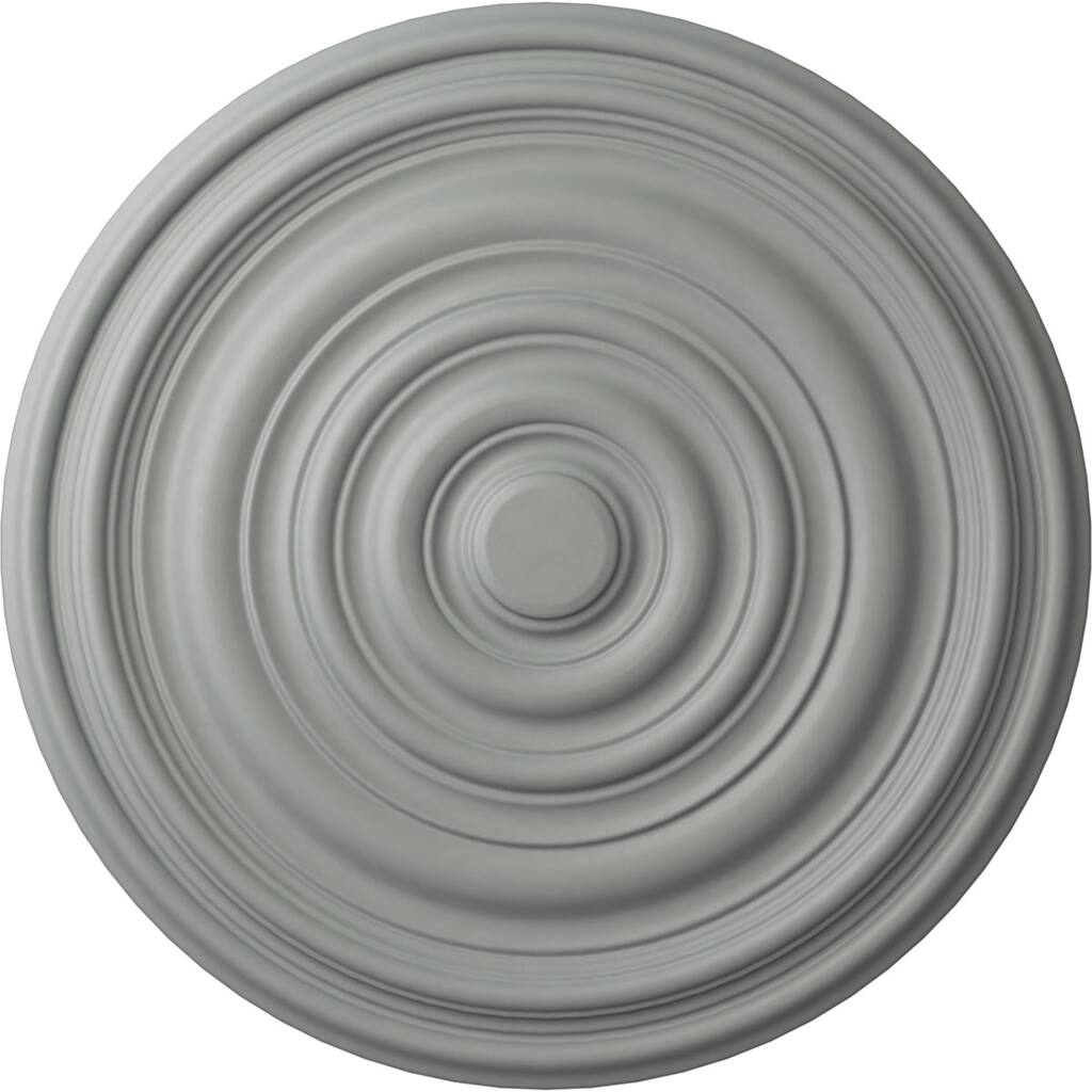 12 5/8"OD x 1"P Carton Ceiling Medallion - No Finish