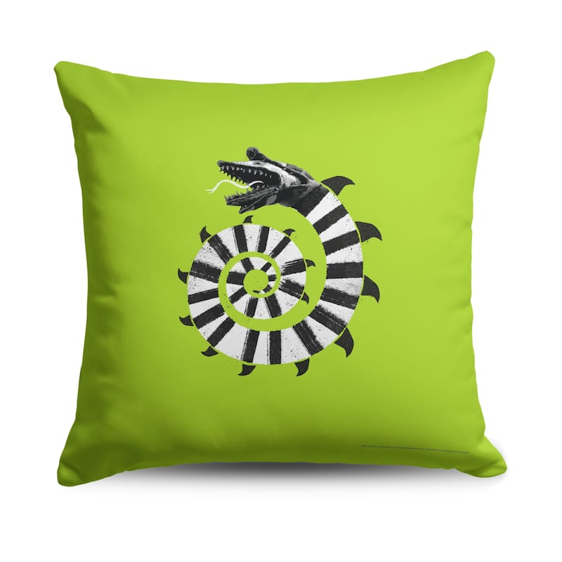 Warner Brothers Beetlejuice 18 Inch Throw Pillow