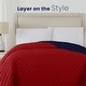 preview thumbnail 6 of 36, Martex Reversible Coverlet Lightweight Soft Durable Easy-Care Quilt