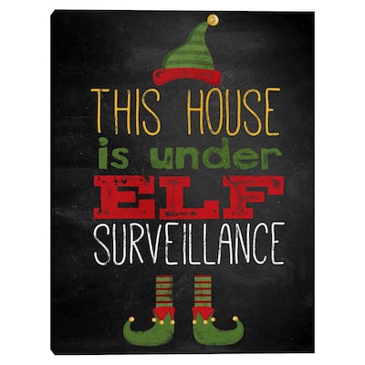 Elf Surveillance Canvas Art Print