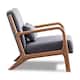 Aston Modern Solid wood Accent Chair