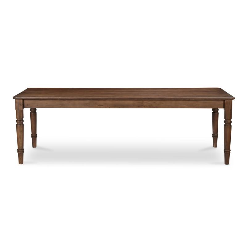 NADAAL STUDIOS Cove, Rectangular Dining Table With Drawers - 97.5"W x40.5"D x30"H - Brown