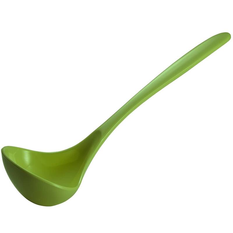 Hutzler 6-piece Melamine Cooking Utensils Set, Includes 5 Cooking Tools and a Storage Crock