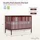 preview thumbnail 2 of 9, Dream On Me Synergy 5-In-1 Convertible Crib In Cherry