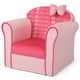 preview thumbnail 10 of 8, Costway Kids Cute Pink Bow Sofa Children Couch Toddler Upholstered - See Details