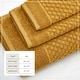 preview thumbnail 18 of 197, Linery & Co. Cotton Diamond Waffle Texture Bath Towels