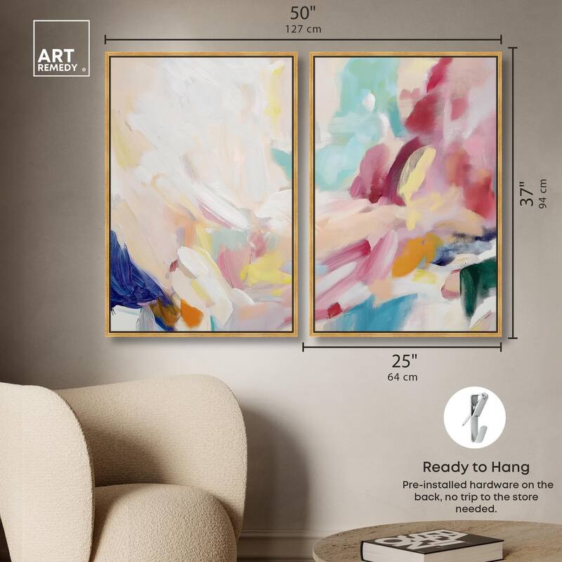 Unbridled Spirit I Canvas Set of 2 by Art Remedy