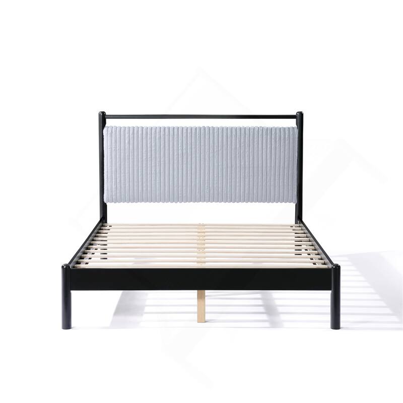 Graceful Bed with Extraordinary Headboard for Supreme Comfort