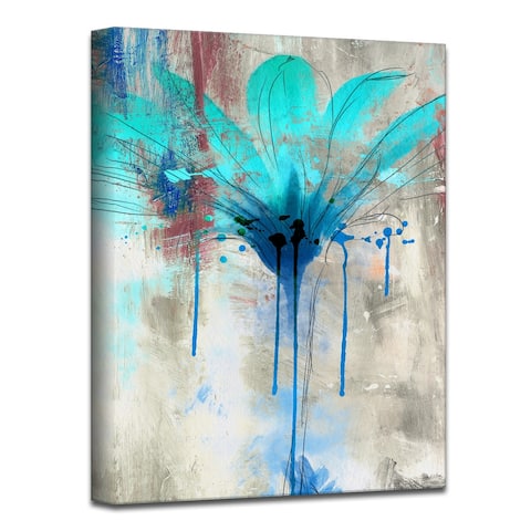 Copper Grove Flower Canvas Wall Art