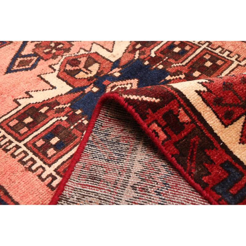 ECARPETGALLERY Hand-knotted Anatolian Vintage Red Wool Rug - 3'0 x 10'10