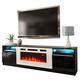 Strick & Bolton Amsden Electric Fireplace TV Stand
