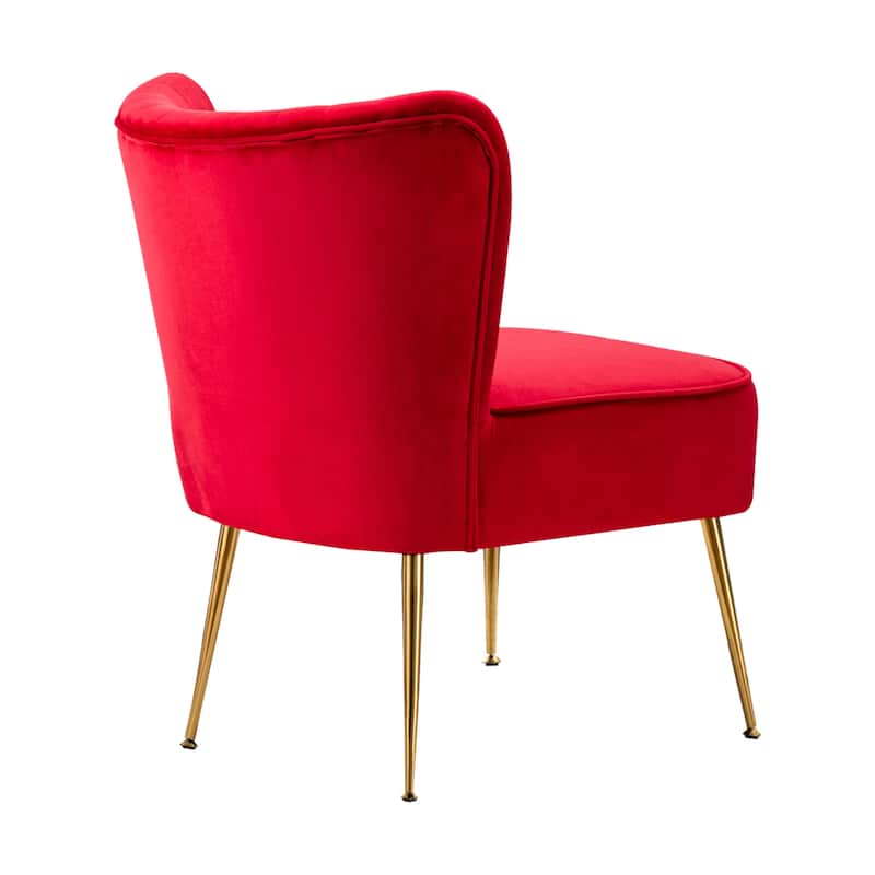 Haven Contemporary Velvet Upholstered Accent Chair