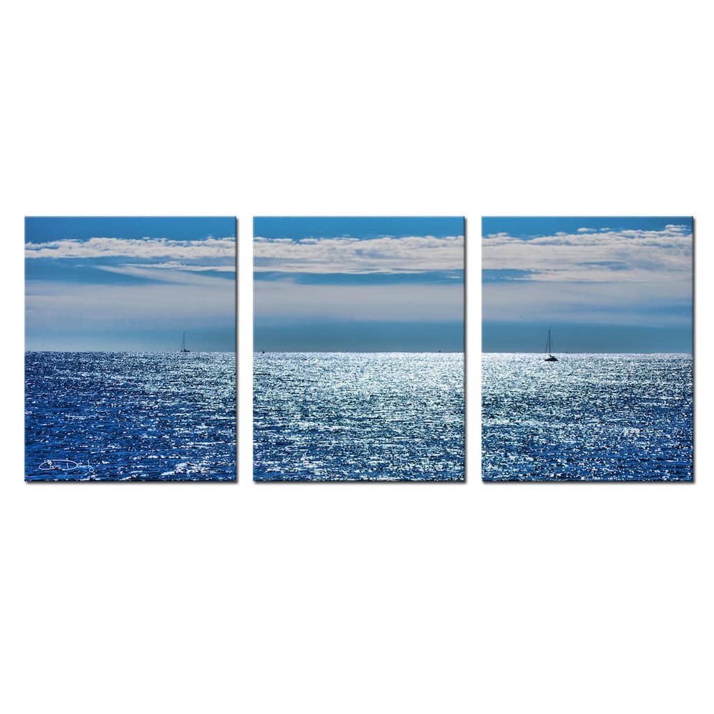 Ready2HangArt 'Oceans' 3-Piece Wrapped Canvas Wall Art Set