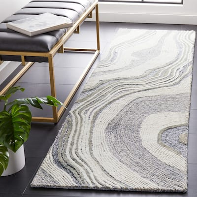 SAFAVIEH Handmade Fifth Avenue Thiet Modern Abstract Wool Rug