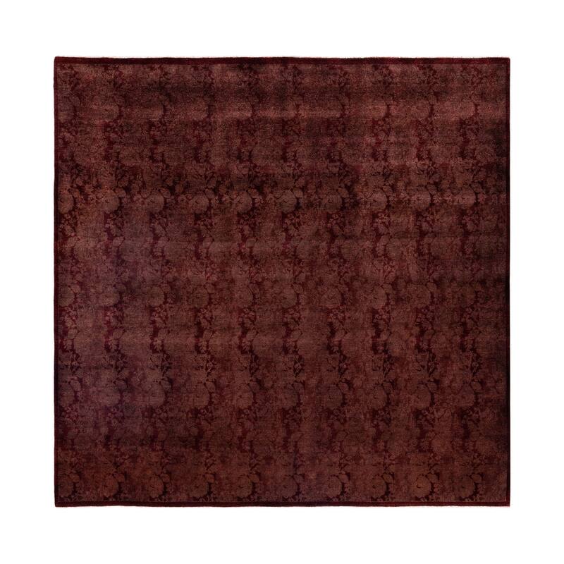 Overdyed One-of-a-Kind Hand-Knotted Area Rug - Brown - 7' 10" x 8' 0"