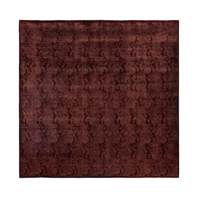 Overdyed One-of-a-Kind Hand-Knotted Area Rug - Brown - 7' 10" x 8' 0"
