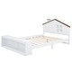 preview thumbnail 10 of 15, Platform bed with house shape headboard