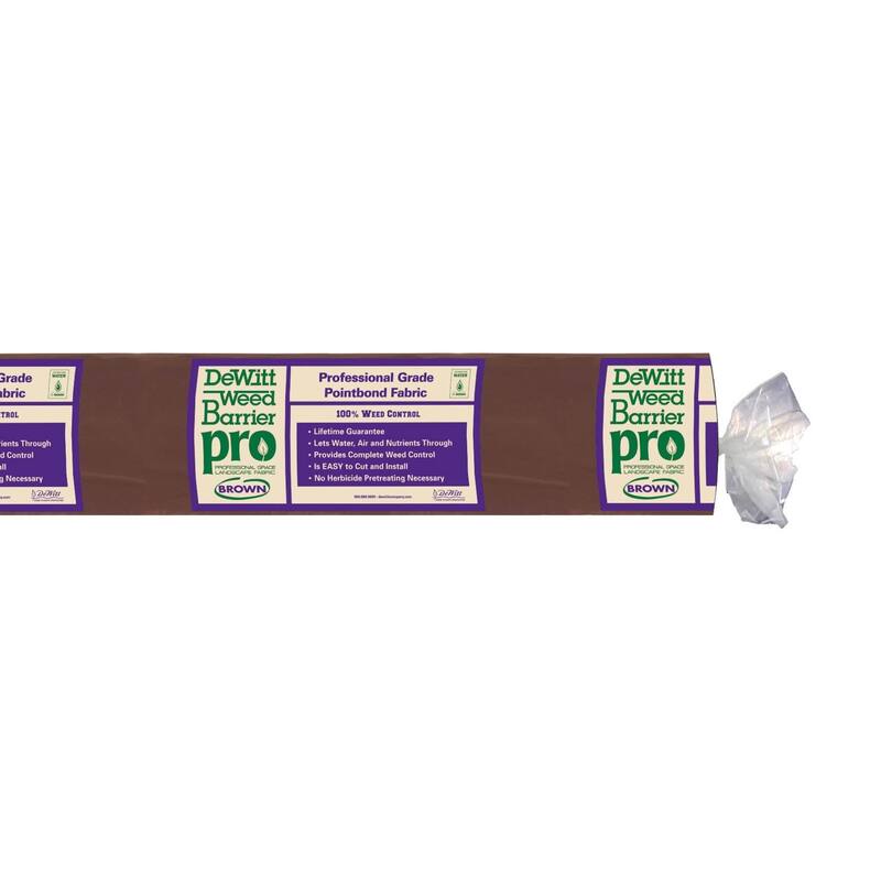 DeWitt Barrier Pro Landscape Fabric in Brown (3 Ounces), 4' x 300' Refill - 24.3