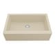 preview thumbnail 47 of 62, Karran Farmhouse/ Apron-front Quartz Single Bowl Kitchen Sink