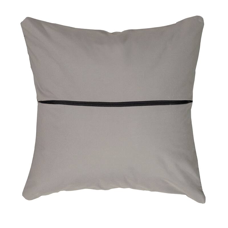 Liora Manne Frontporch Xmas Tree Indoor/Outdoor Pillow Midnight 18" Square