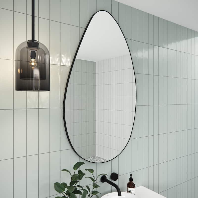 Starla 28 in. x 48 in. Pebble Mirror
