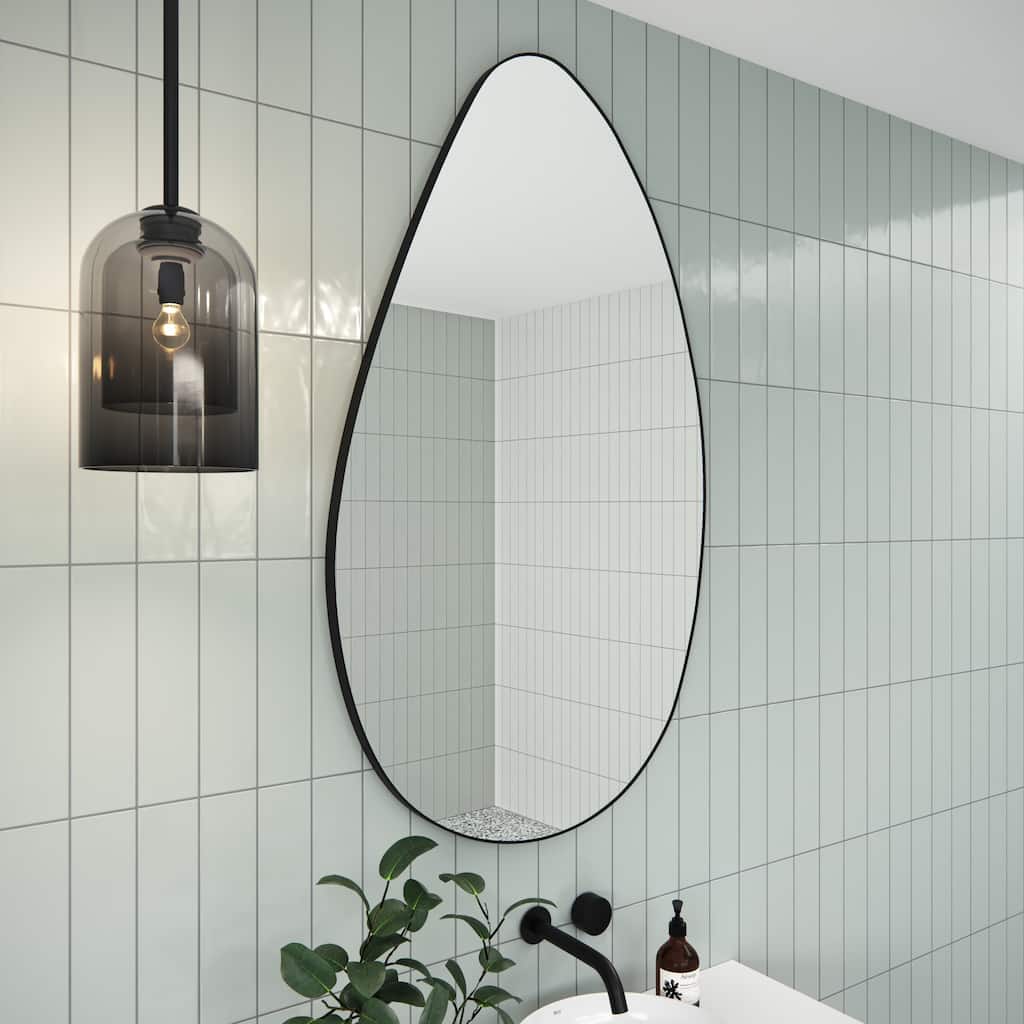 Starla 28 in. x 48 in. Pebble Mirror
