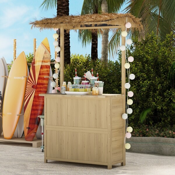 Outdoor bar set with canopy cheap