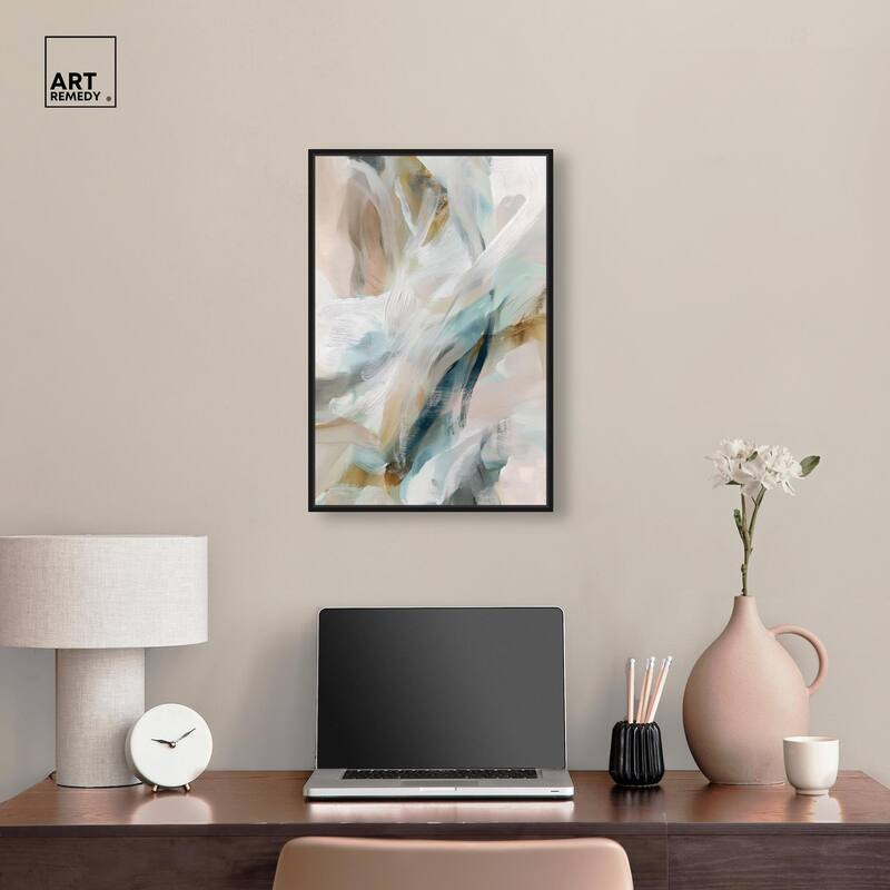 Whispering Colors I Canvas by Art Remedy