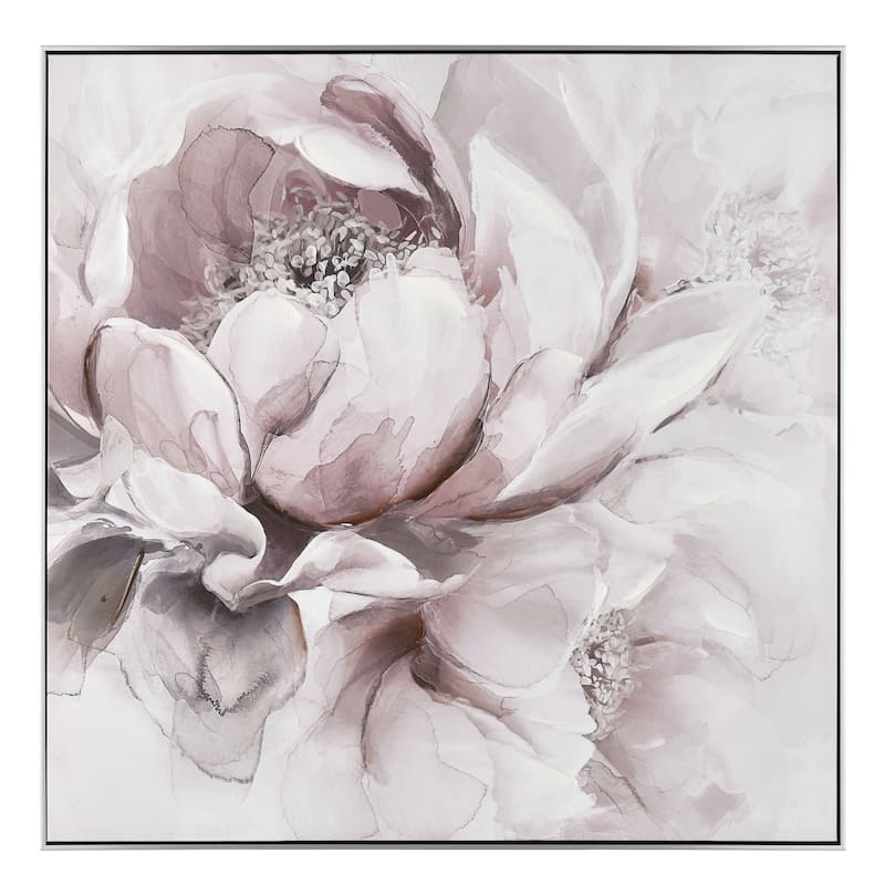 Elk Home Petal Study Light Pink Fabric 39.5 Inch Wide Wall Art