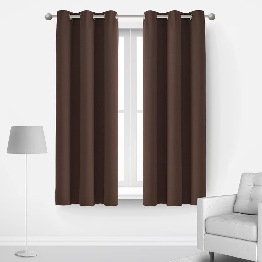 Deconovo Insulated 42 Width Curtain Panel Pair (2 Panel)