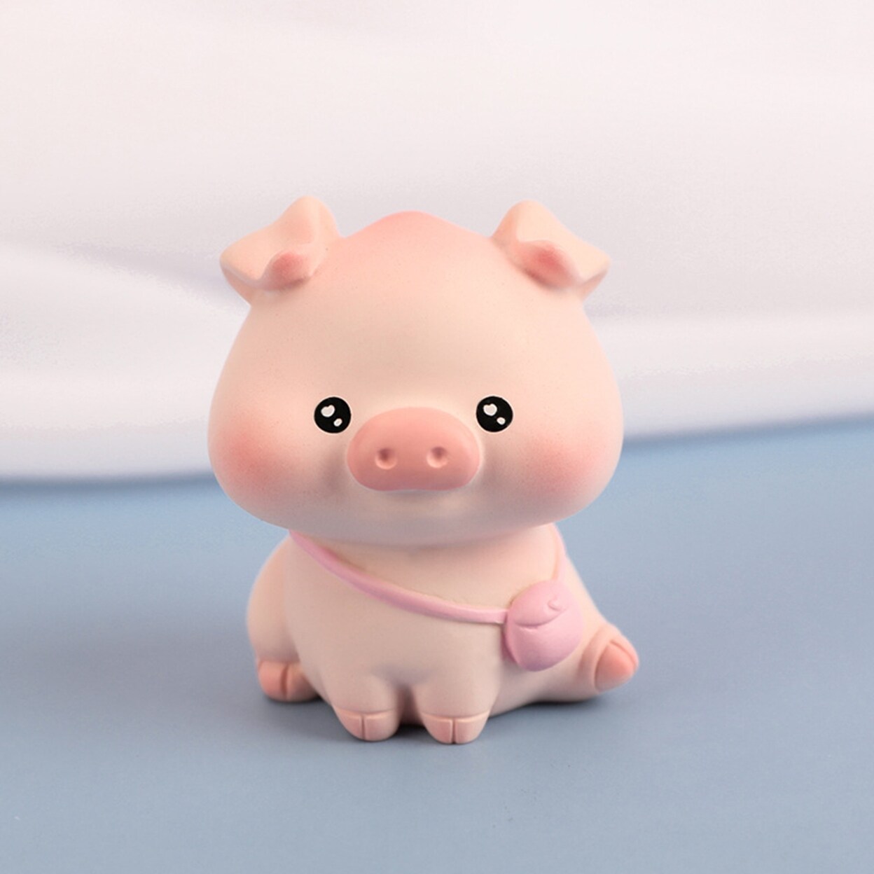 Cartoon Pig Figurine AntiFade Resin Micro Landscape Pig Statue