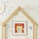 preview thumbnail 9 of 7, House-Style Funny Full House-shaped Roof Headboard Floor Kids Furniture Bed Kidsbed, Natural