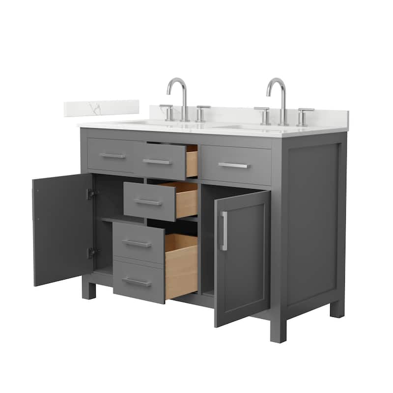 Wyndham Collection WCG2424-48D-QTZ-US3MXX Beckett 48" Free Standing