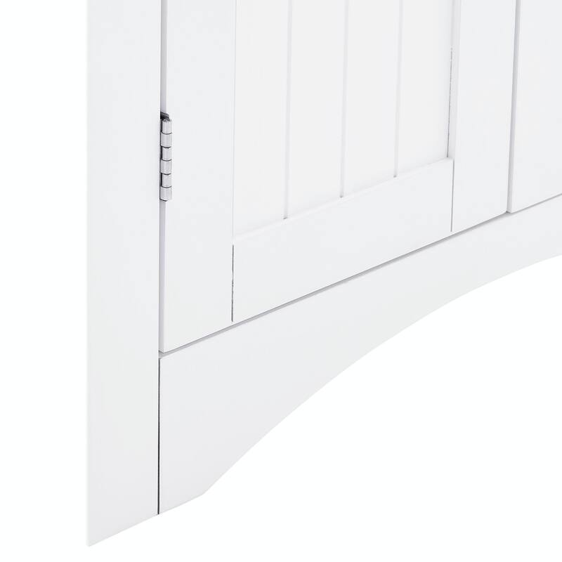Corner Cabinet with Doors & Shelves: Ideal for Bathroom, Kitchen, or Living Room. Stylish Free-Standing Storage