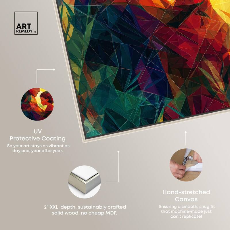 Facet of Feeling Canvas by Art Remedy