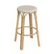 Option White/Tan Dot / Natural Rattan Frame